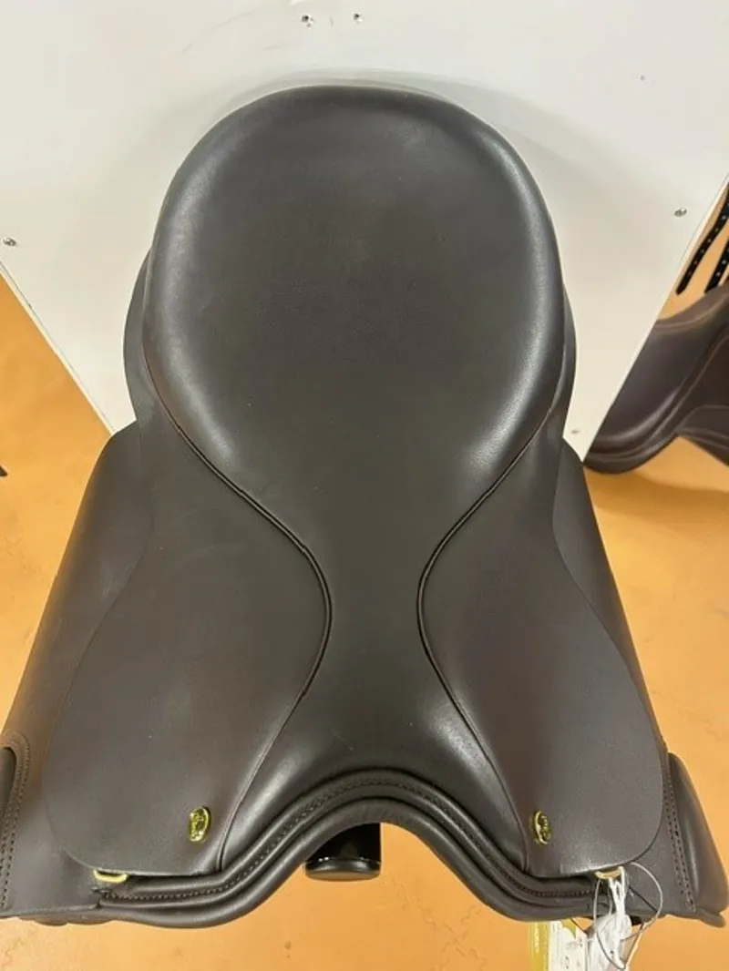 Ideal Ramsay Show Saddle 17.5 T in Brown-2