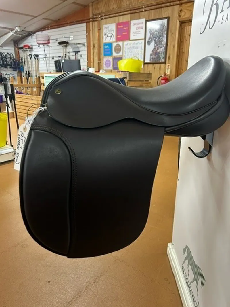 Ideal Ramsay Show Saddle 17.5 T in Brown-2