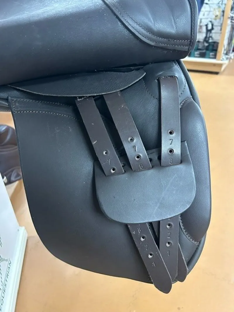 Ideal Ramsay Show Saddle 17.5 T in Brown-5