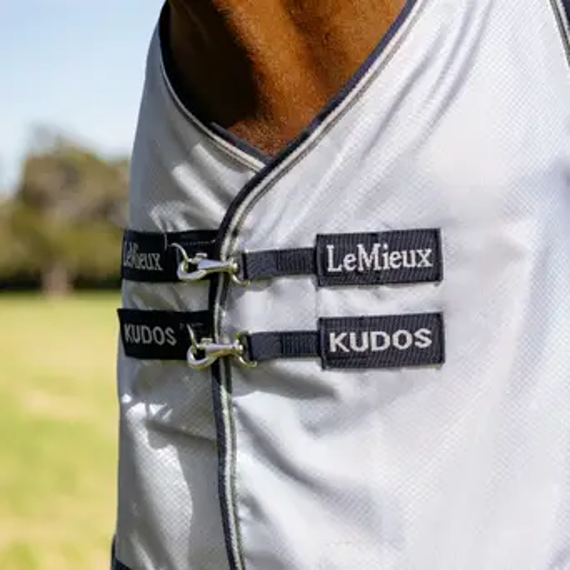 LeMieux Kudos AeroGuard Fly Rug - Silver-6