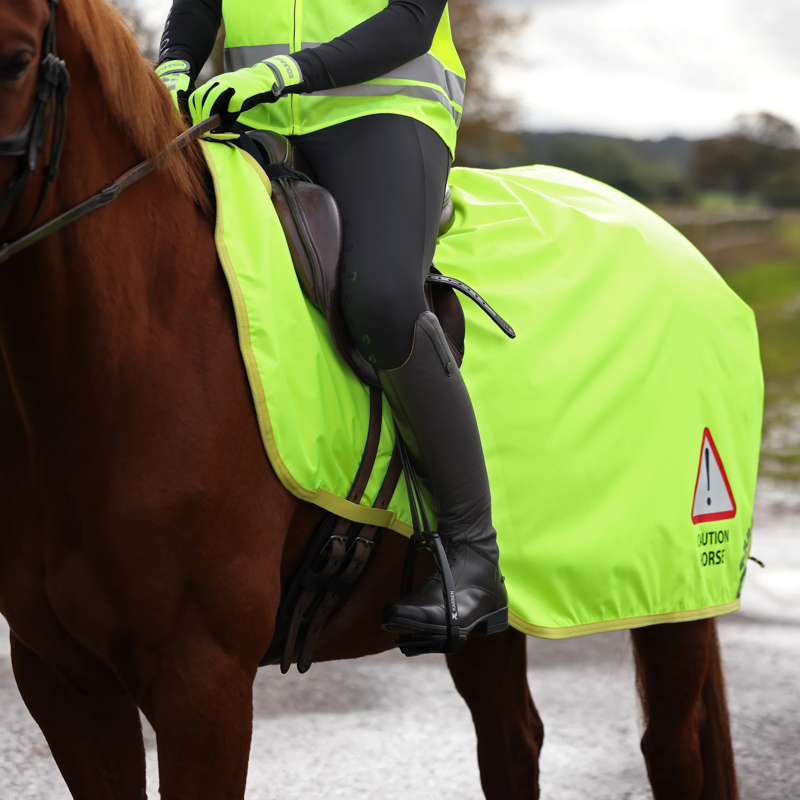 Equi-Flector Waterproof Exercise Sheet - Yellow-4