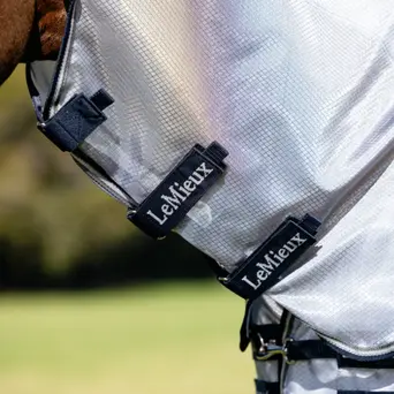 LeMieux Kudos AeroGuard Fly Rug - Silver-7