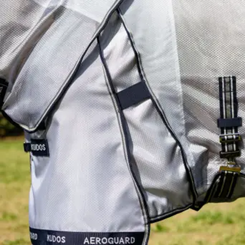 LeMieux Kudos AeroGuard Fly Rug - Silver-11