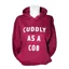 Cuddly As A Cob Hoodie Adults in Burgundy