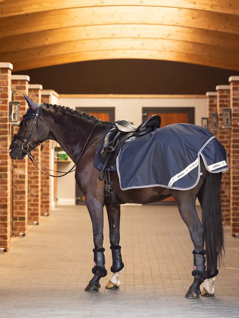 LeMieux Arika Waterproof Quarter Sheet in Navy
