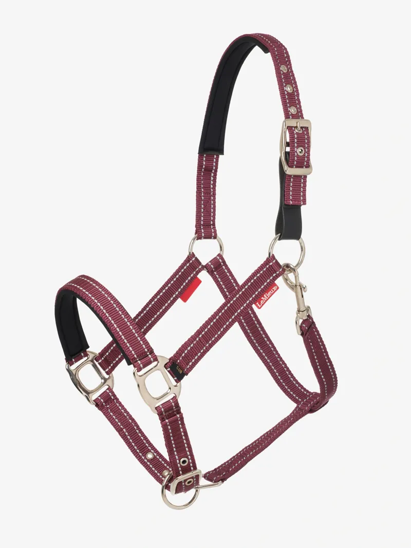 LeMieux Essential Yard Headcollar in Burgundy