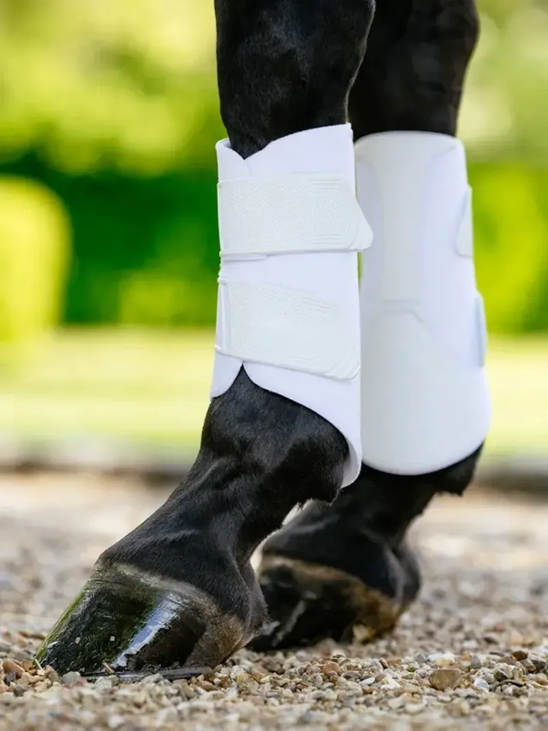 LeMieux Technical Brushing Boot in White-3