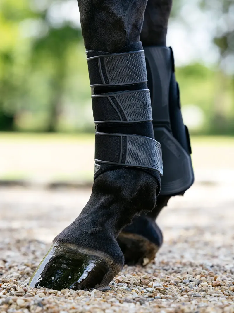 LeMieux Technical Brushing Boot in Black-3