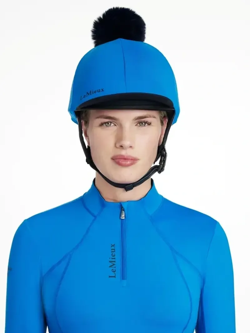 LeMieux Hat Silk in Benetton Blue-1