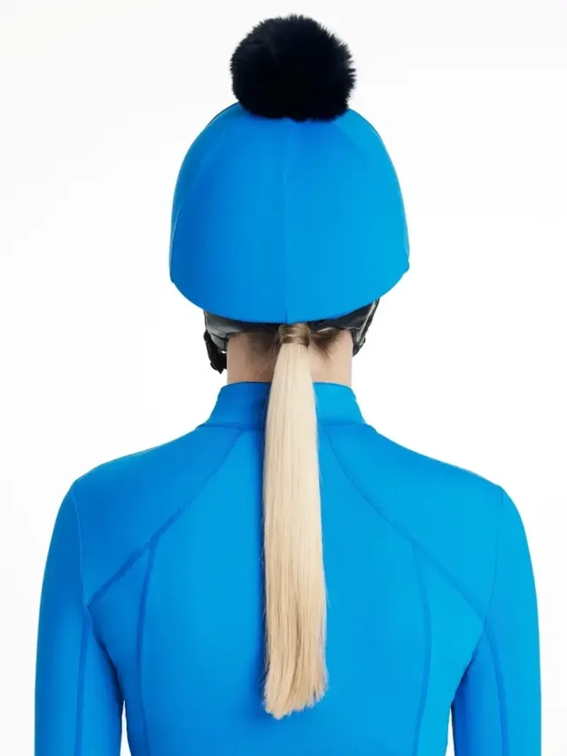 LeMieux Hat Silk in Benetton Blue-2
