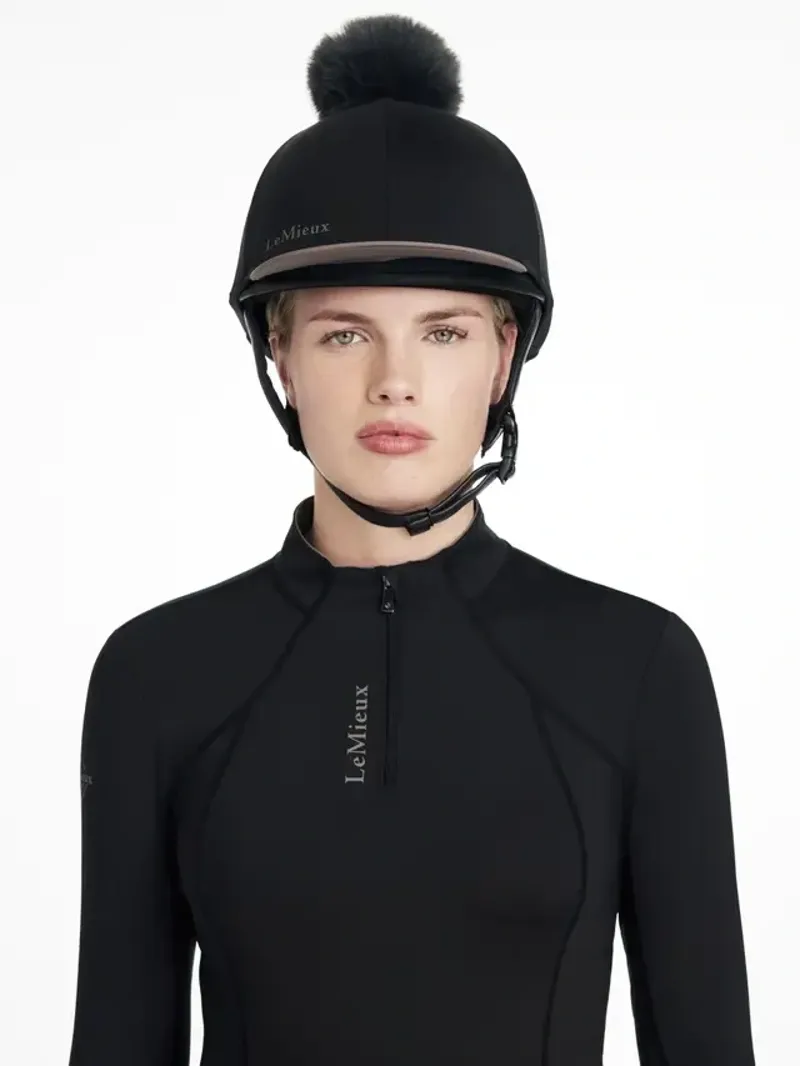 LeMieux Hat Silk in Black-1