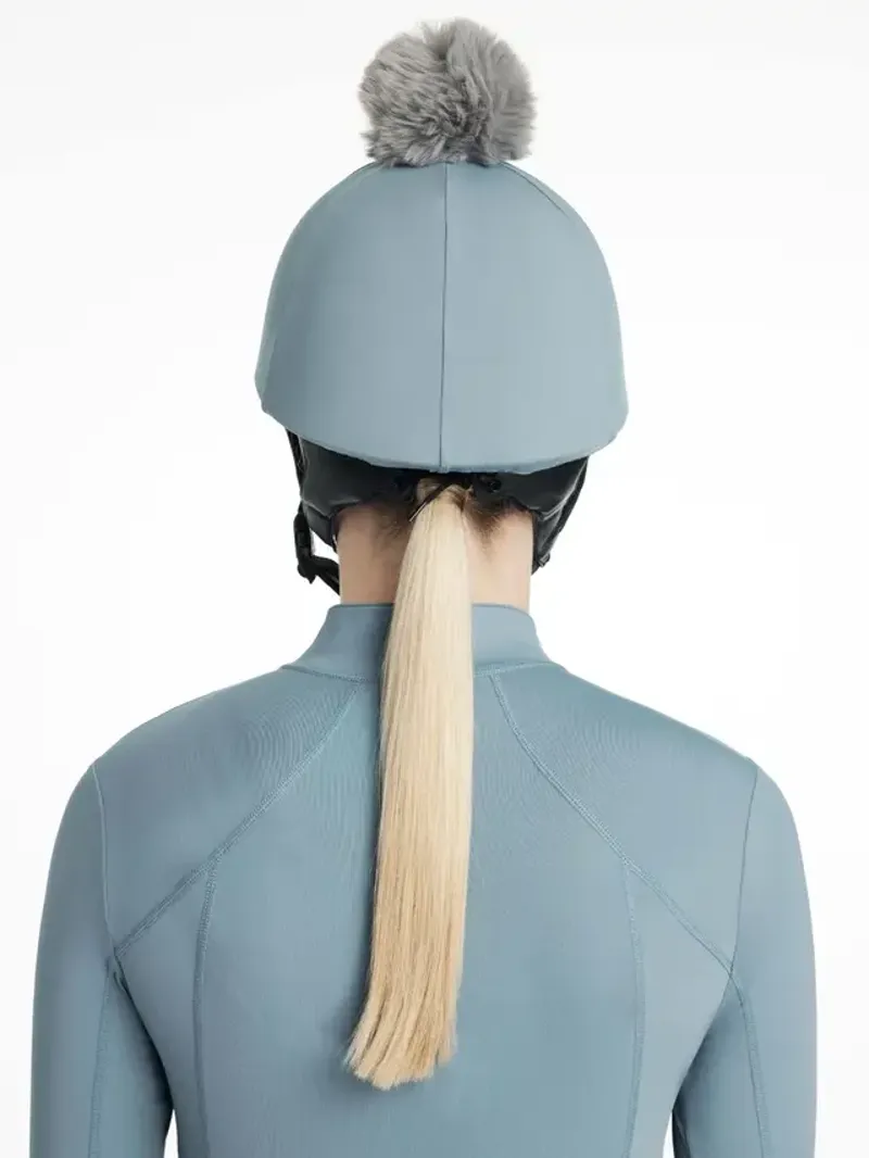 LeMieux Hat Silk in Ice Blue-2