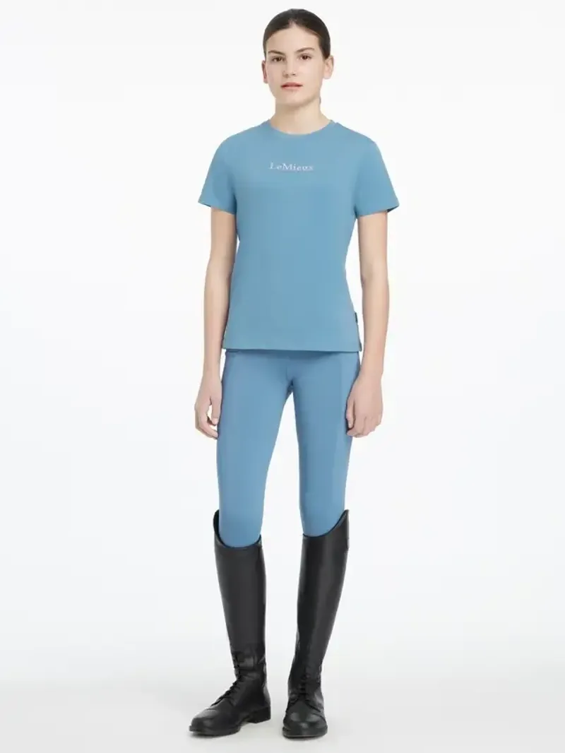 LeMieux Young Rider Classique T-Shirt in Ice Blue-1