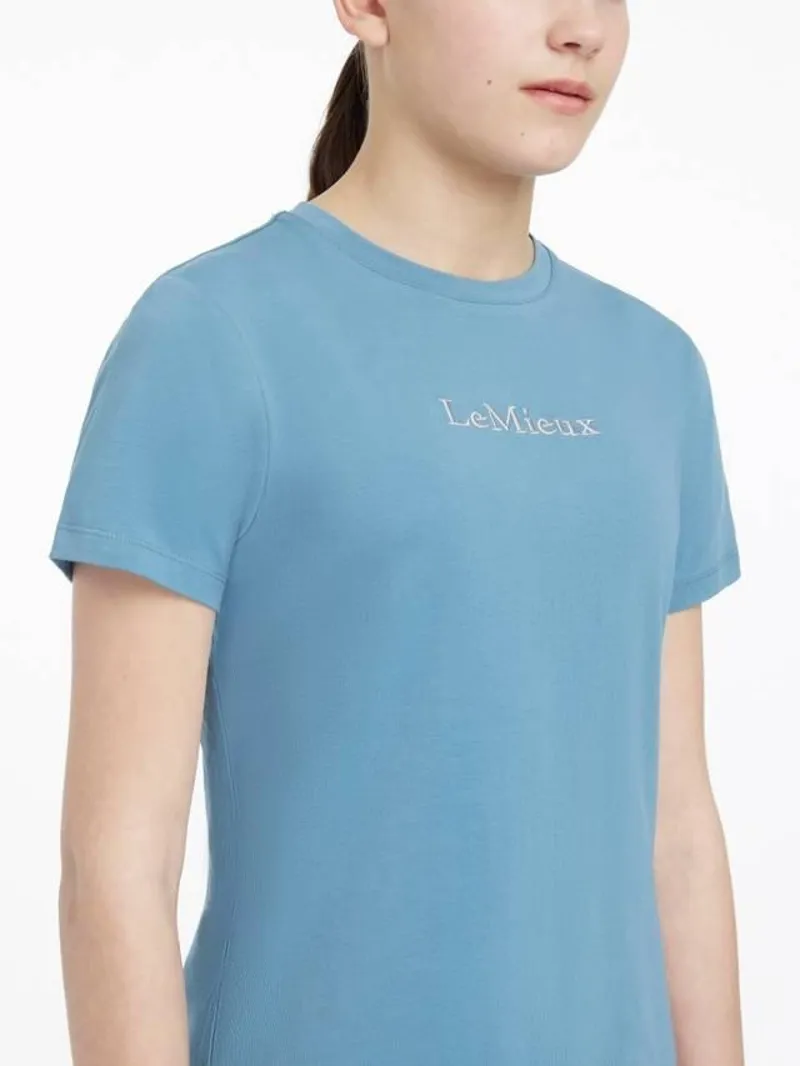 LeMieux Young Rider Classique T-Shirt in Ice Blue-2