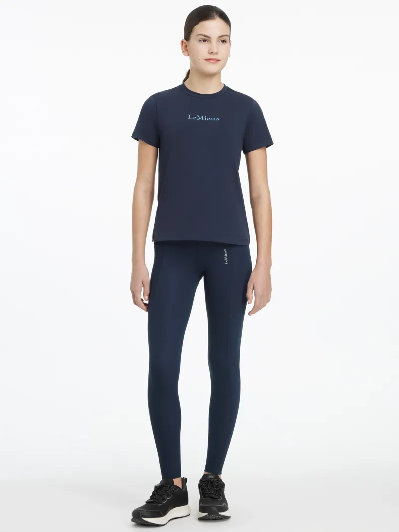 LeMieux Young Rider Classique T-Shirt in Navy-1