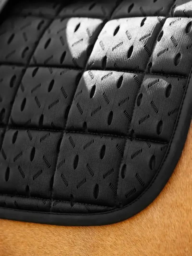 LeMieux 3D Mesh Self-Cool Eurojump Square Pad in Black-3