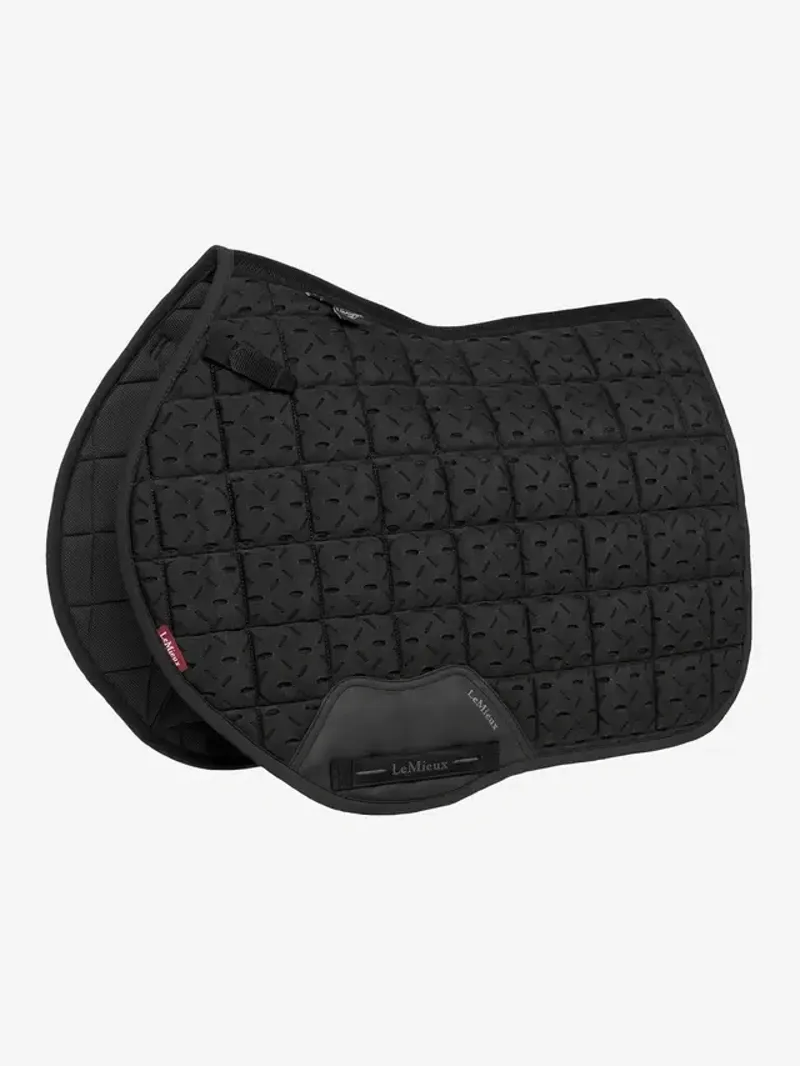 LeMieux 3D Mesh Self-Cool Eurojump Square Pad in Black