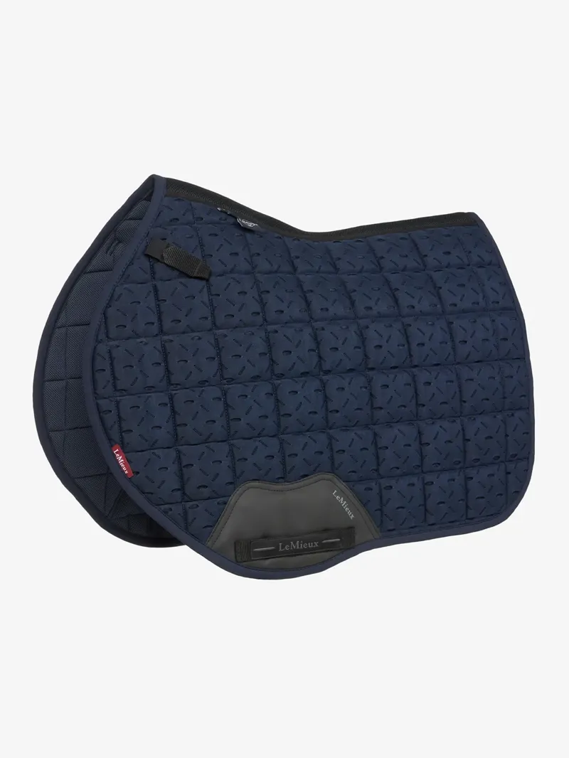 LeMieux 3D Mesh Self-Cool Eurojump Square Pad in Navy