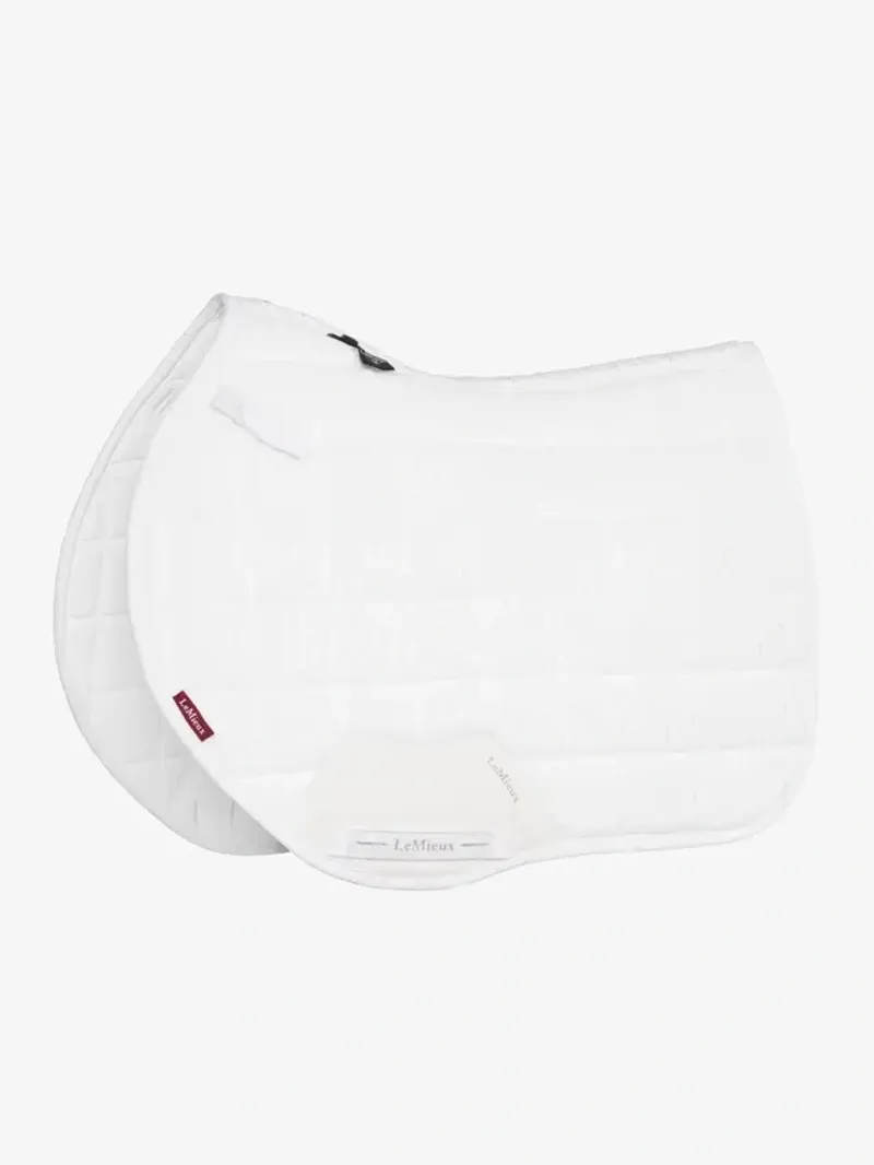 LeMieux 3D Mesh Self-Cool Eurojump Square Pad in White