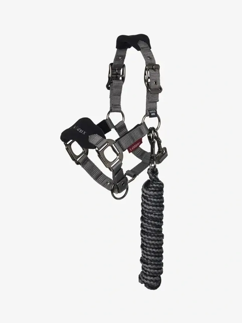 LeMieux Mini Vogue Headcollar and Leadrope in Burgundy