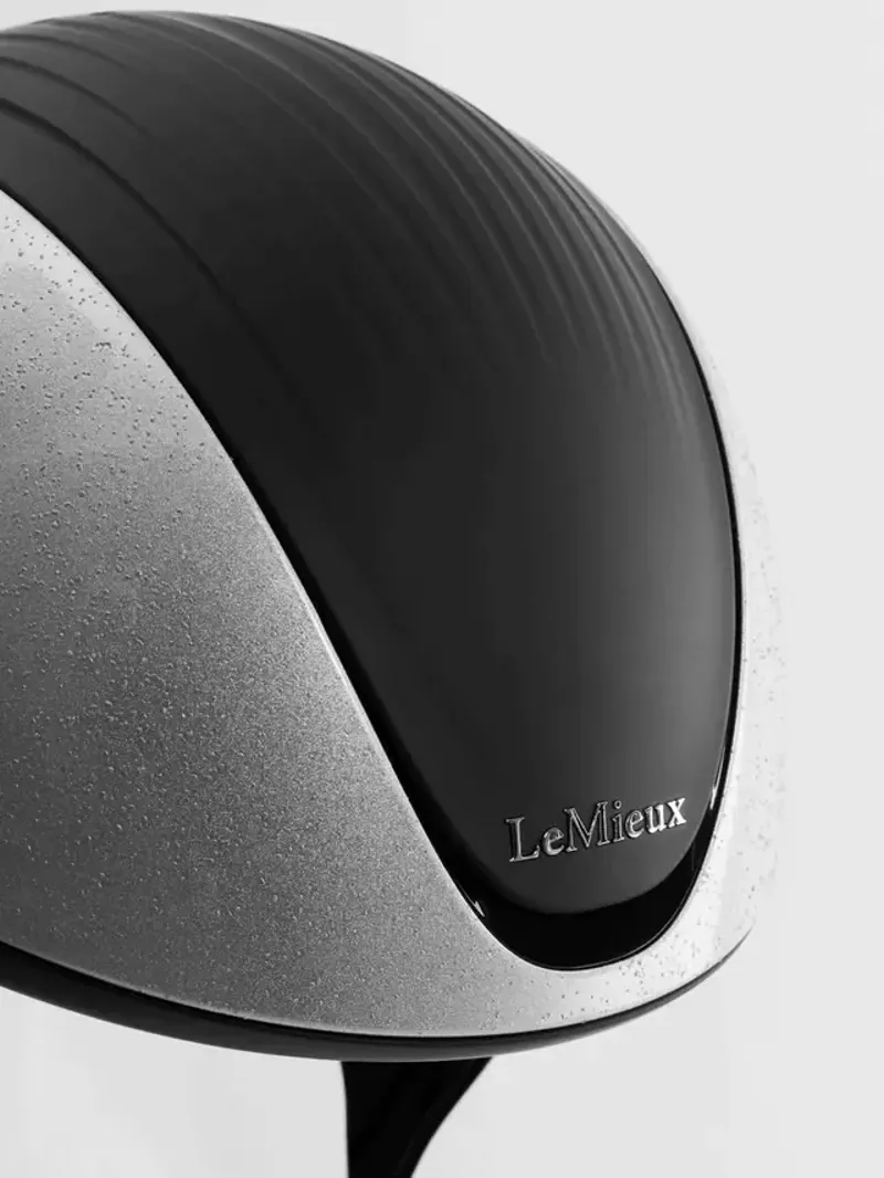 LeMieux Vexa Skull Cap Helmet in Silver-5
