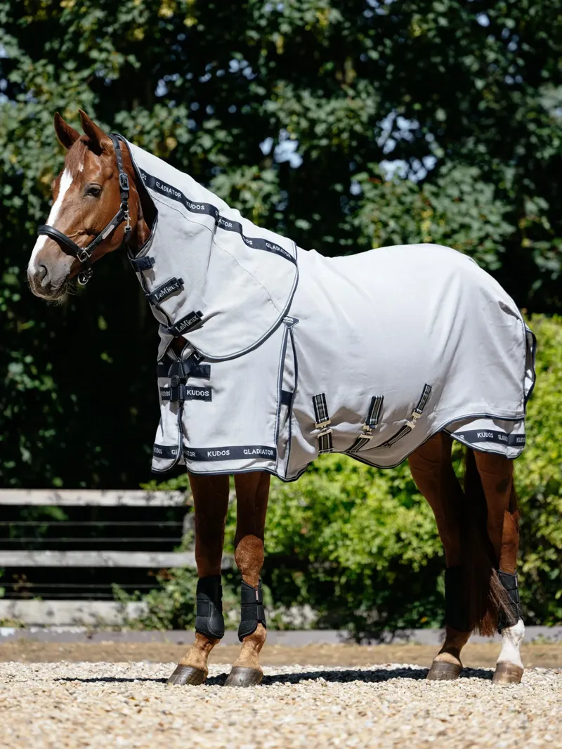 LeMieux Kudos AeroGuard Fly Rug - Silver-5