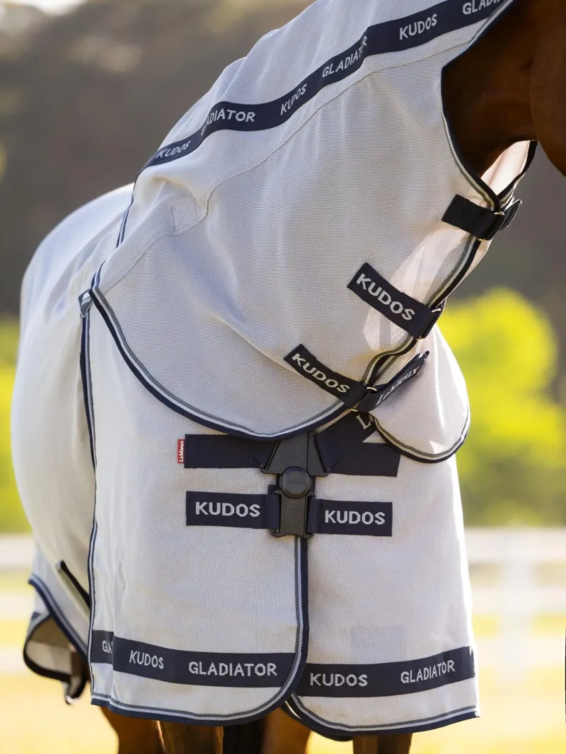 LeMieux Kudos AeroGuard Fly Rug - Silver-13