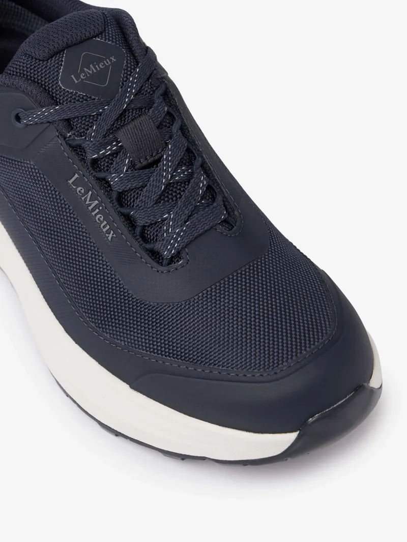 LeMieux Kanta Waterproof Lace Trainers Ladies in Navy-3