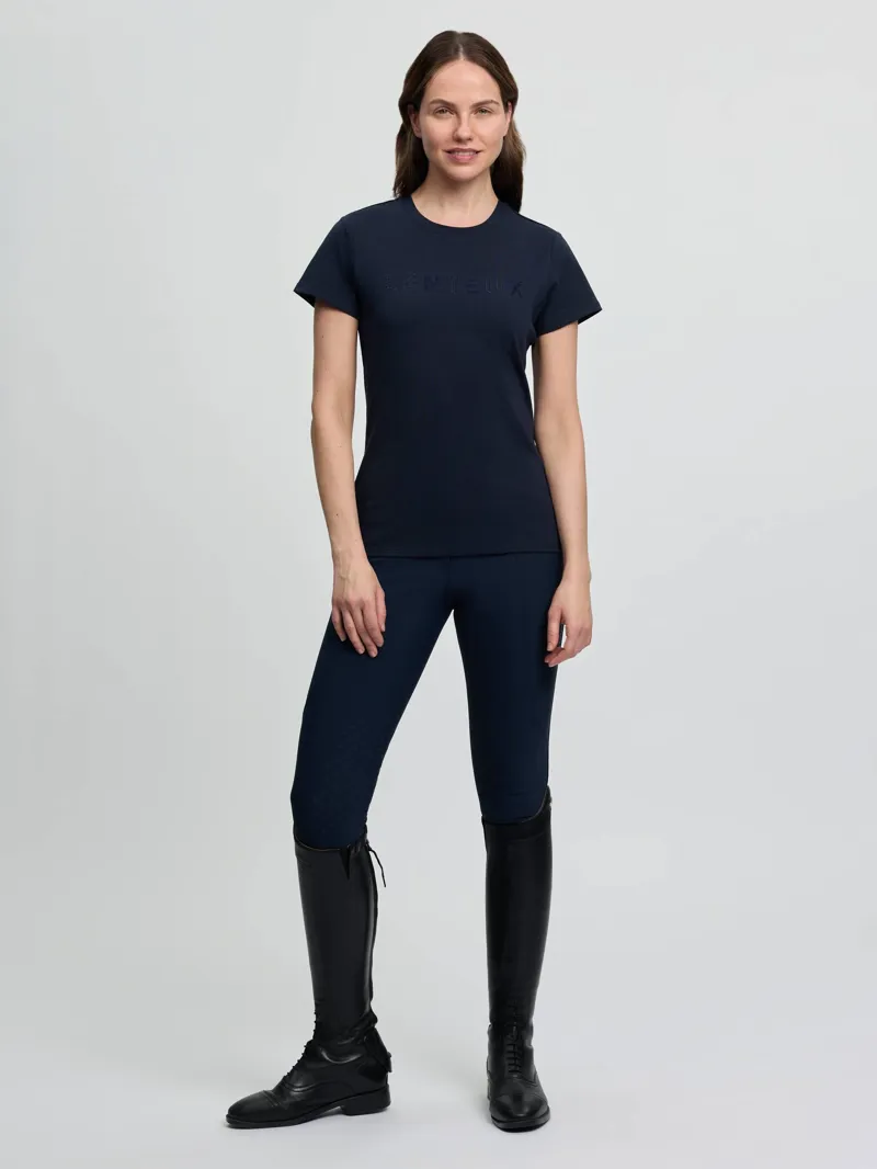 LeMieux Brilliance T-Shirt Ladies in Navy-1