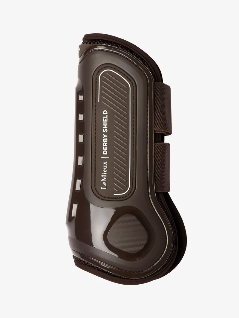 LeMieux Derby Shield Tendon Boot in Brown-1