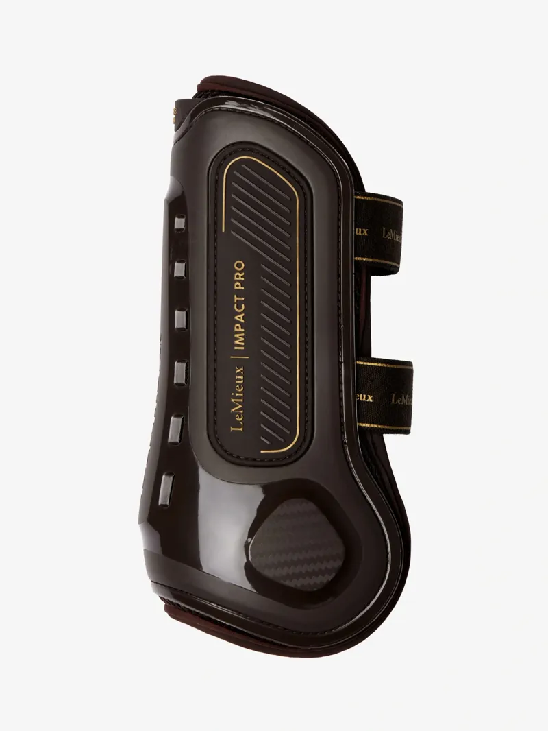 LeMieux Impact Pro Tendon Boot in Brown-2