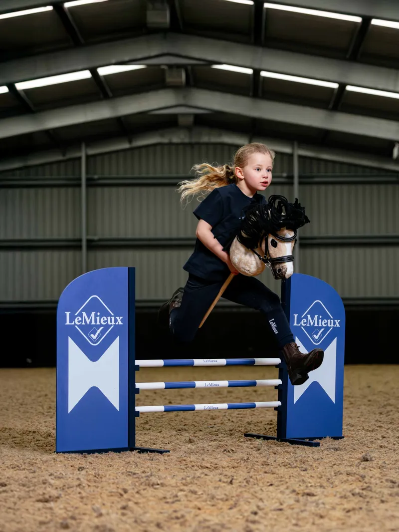 LeMieux Hobby Horse Jump in Benetton Blue-4