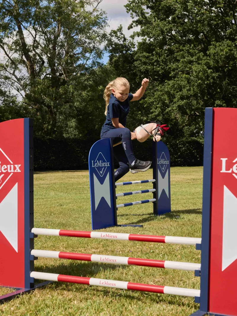 LeMieux Hobby Horse Jump in Benetton Blue-6