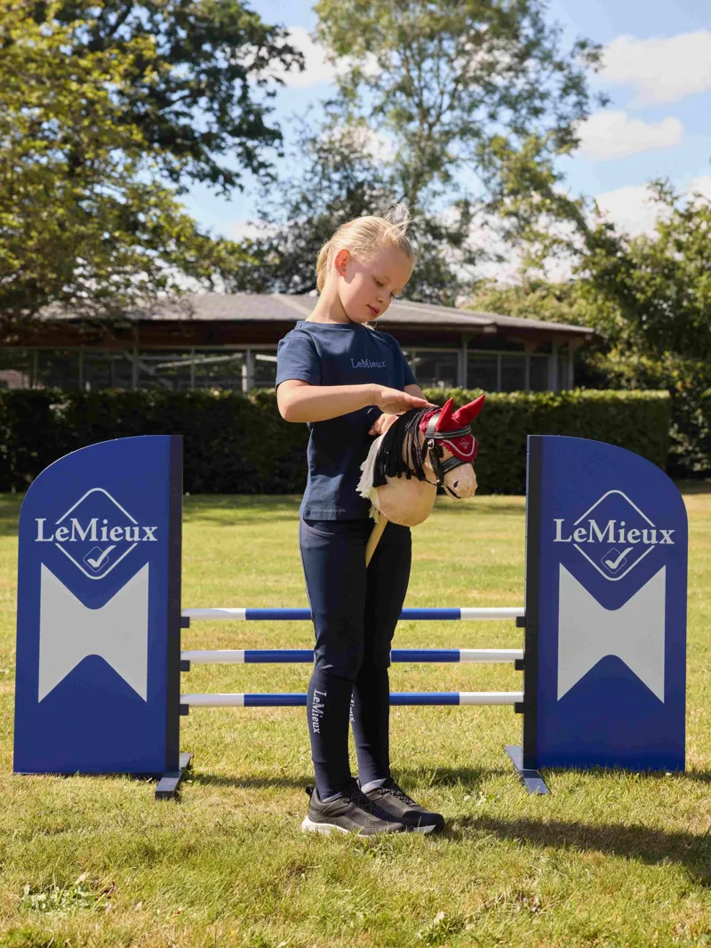 LeMieux Hobby Horse Jump in Benetton Blue-5