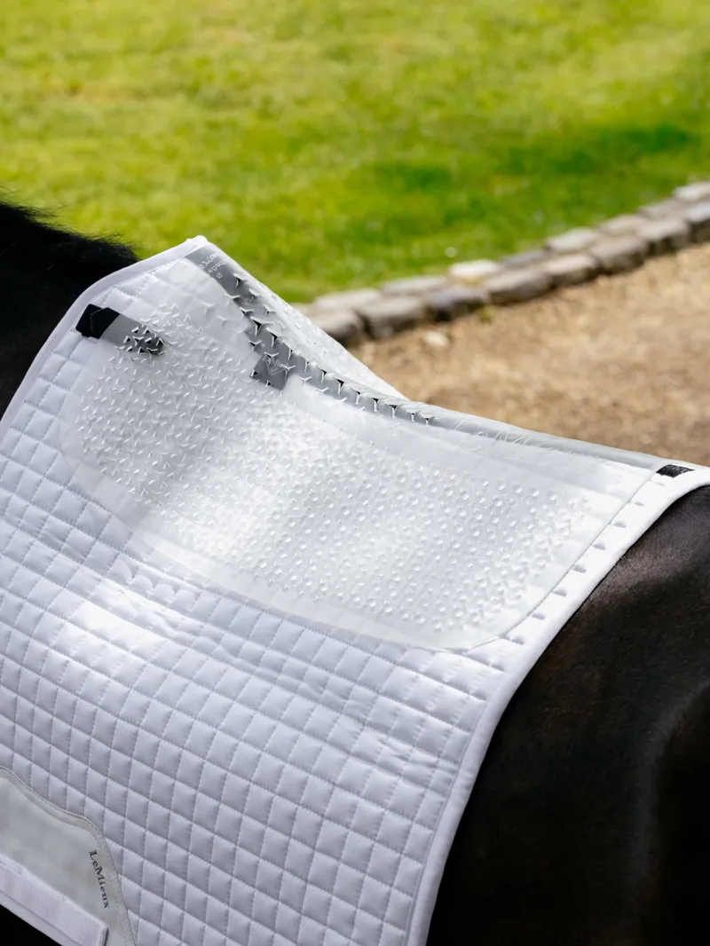 LeMieux Gel-Tek Slimline Half Pad in Clear-2