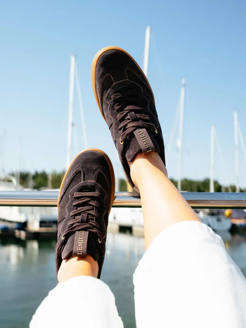 LeMieux Stockbridge Suede Trainers Ladies in Cocoa-10