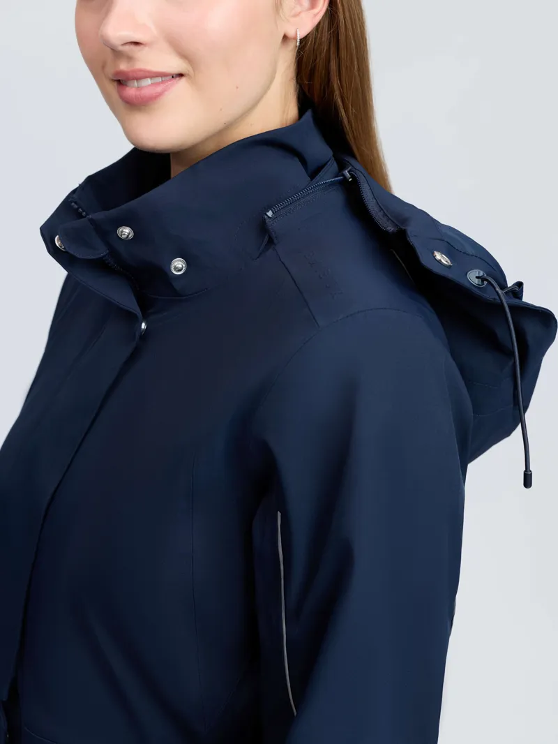 LeMieux Stormwear Performance Riding Coat Ladies in Navy-4