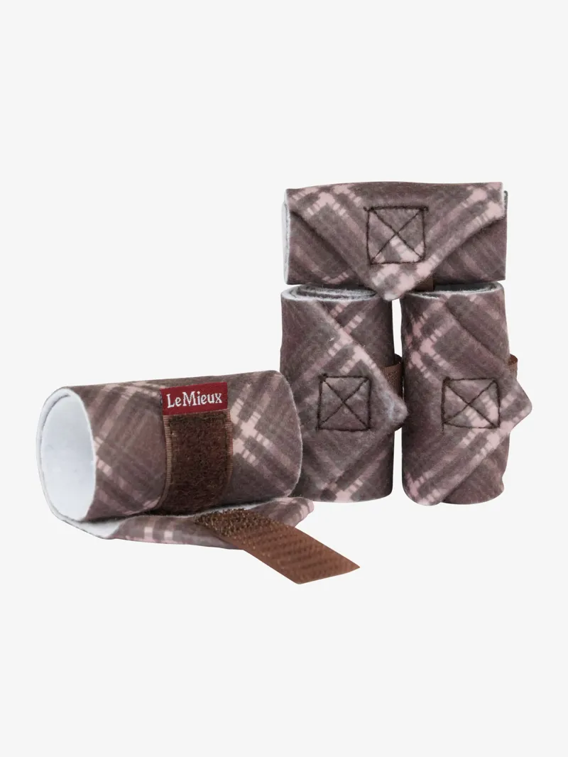 LeMieux Toy Pony Heritage Bandages in Cocoa