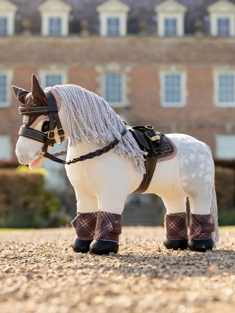 LeMieux Toy Pony Heritage Fly Hood in Cocoa-1