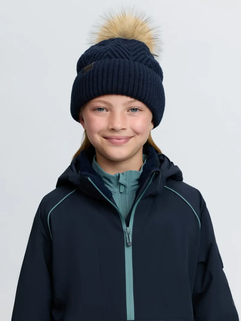 LeMieux Clara Knit Beanie in Navy