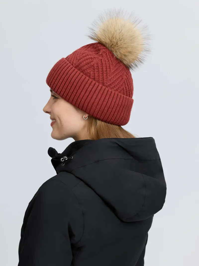 LeMieux Clara Knit Beanie in Russet-1