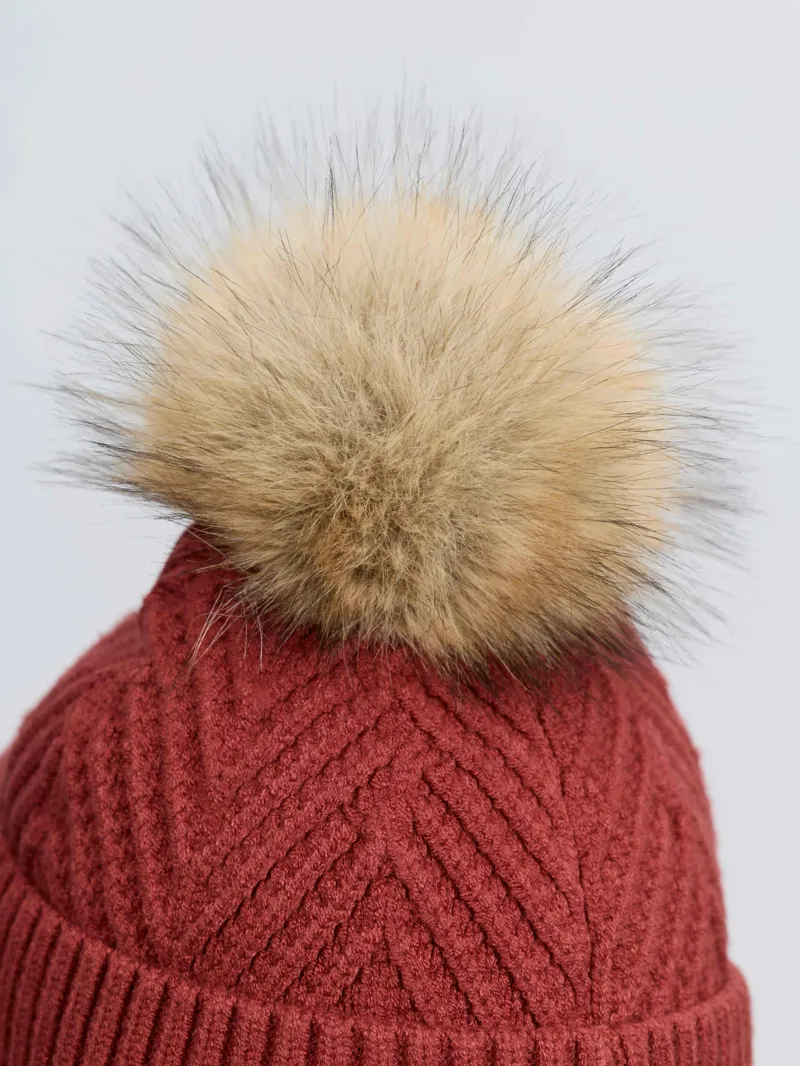 LeMieux Clara Knit Beanie in Russet-3