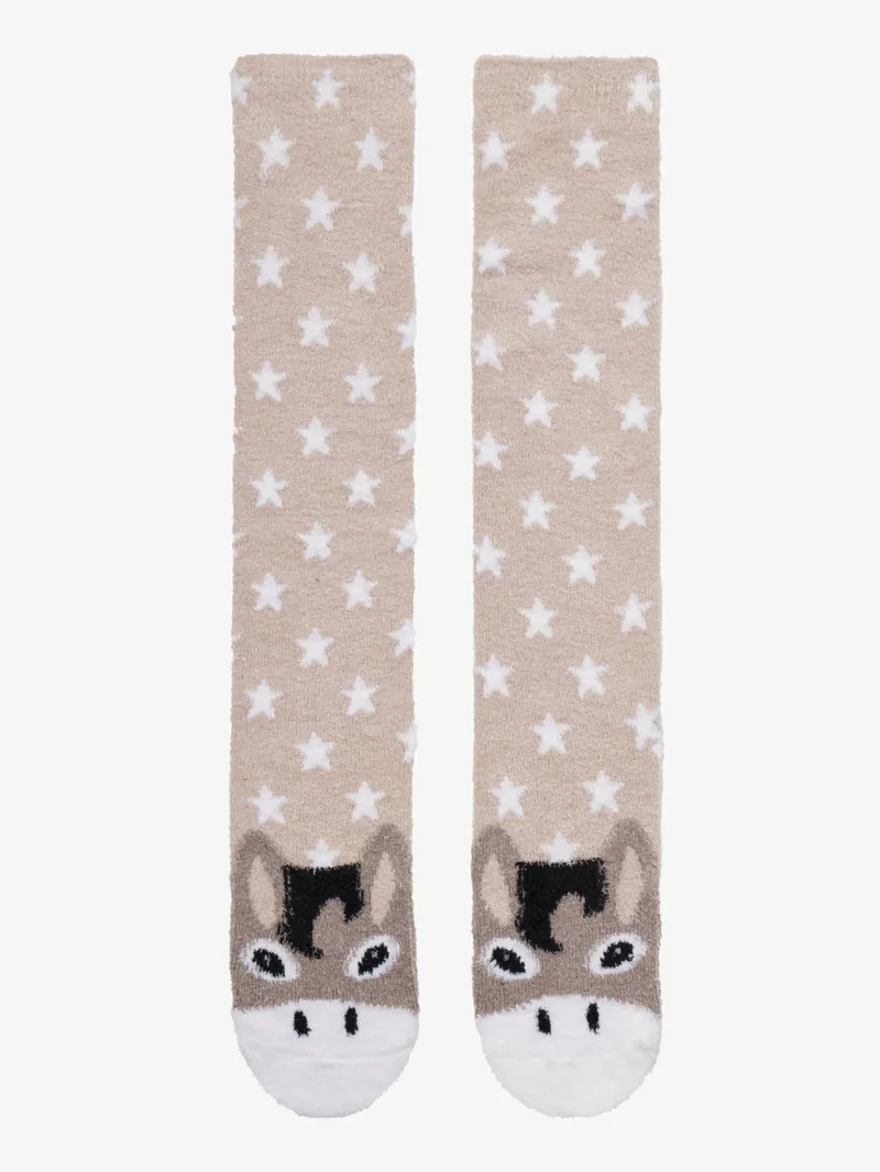 LeMieux Fluffy Character Socks Donkey-1