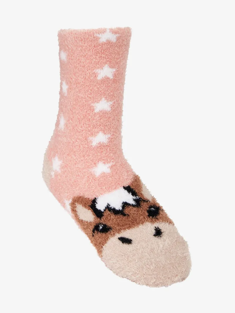 LeMieux Mini Fluffy Character Socks Oskar