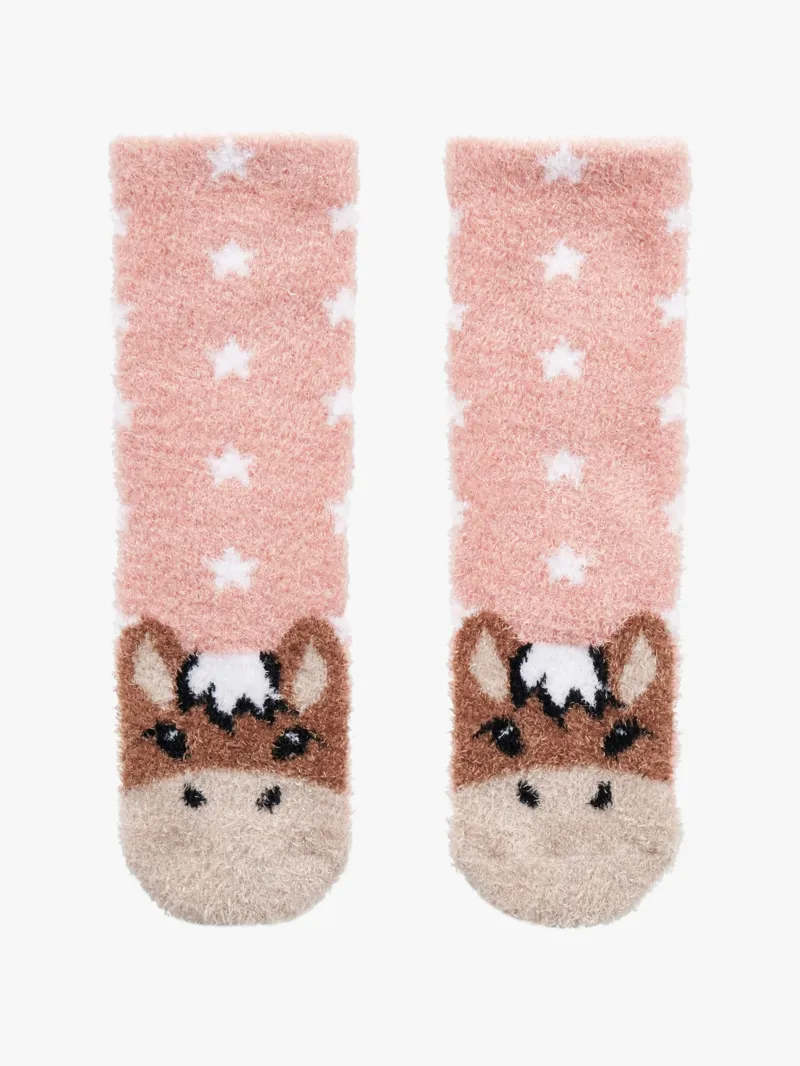 LeMieux Mini Fluffy Character Socks Oskar-1