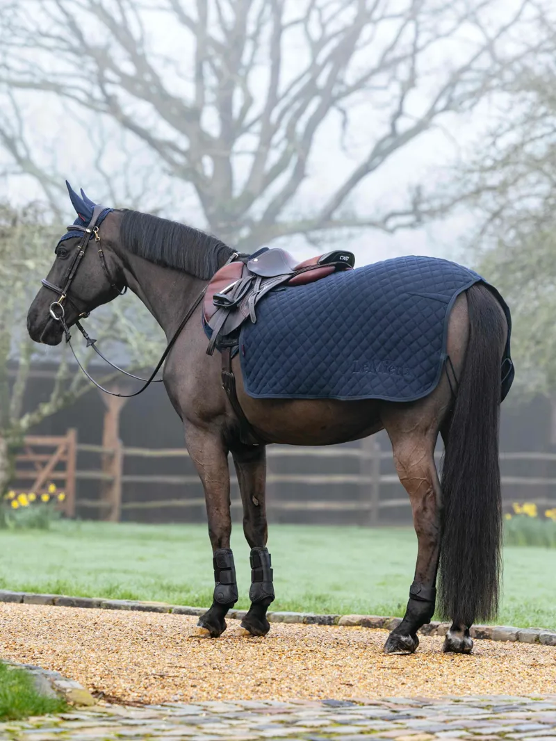 LeMieux Arika Clima-Tek Quarter Sheet in Navy