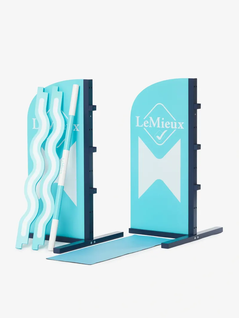 LeMieux Hobby Horse Jump Set in Azure-2