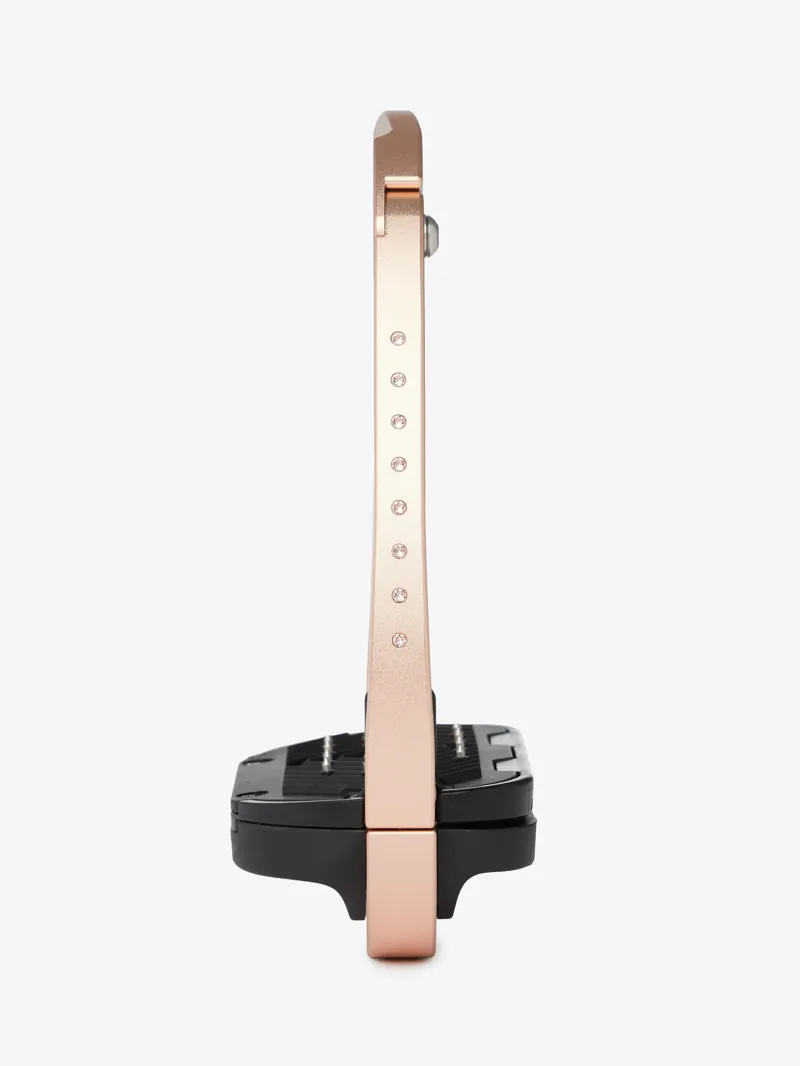 LeMieux Brilliance Vector Balance Stirrups in Rose Gold-2