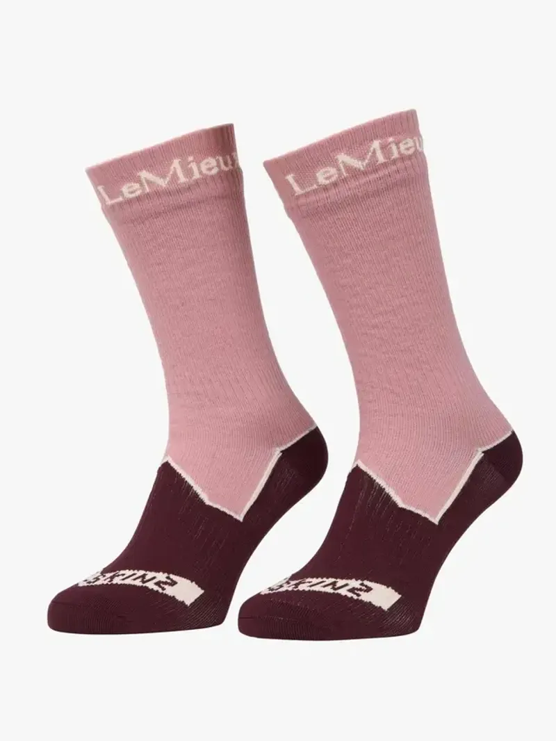 LeMieux Sealskinz Waterproof Socks in Dusty Pink