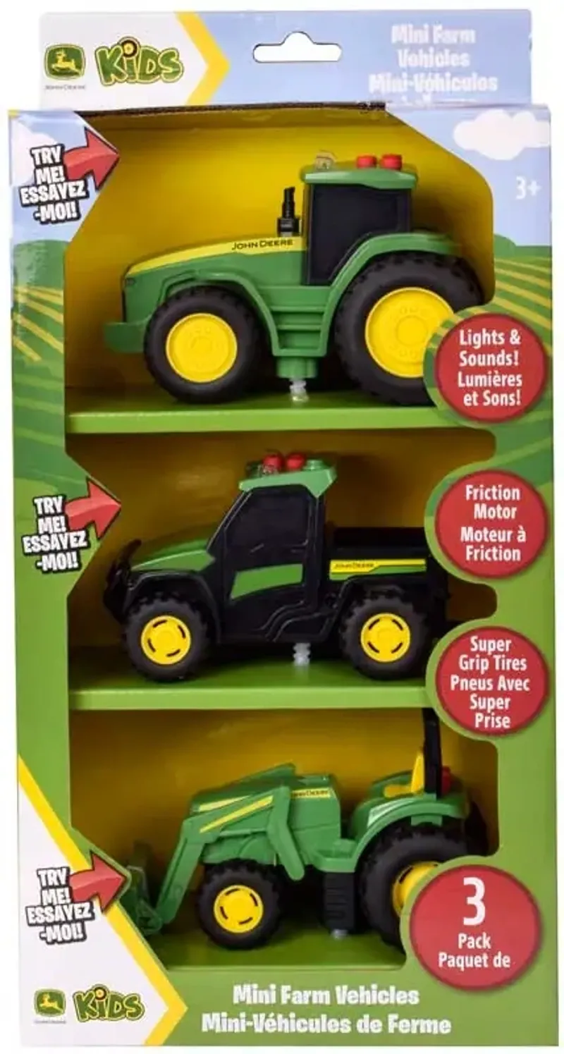 John Deere Mini Vehicle 3 Pack Toys